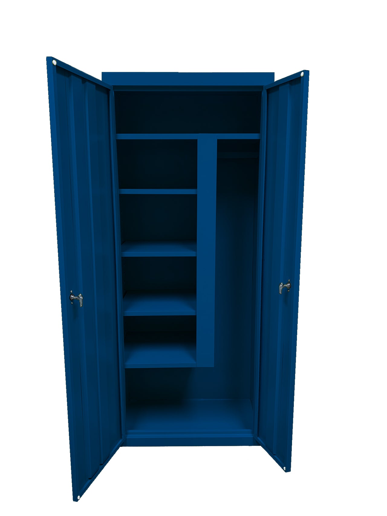 Steel Cabinets USA Combination Janitorial Cabinet  - 30x18x72 Blue