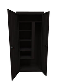 Thumbnail for Steel Cabinets USA Combination Janitorial Cabinet  - 30x18x72 Black