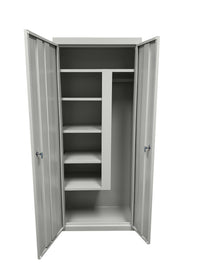 Thumbnail for Steel Cabinets USA Combination Janitorial Cabinet  - 30x18x72 Gray