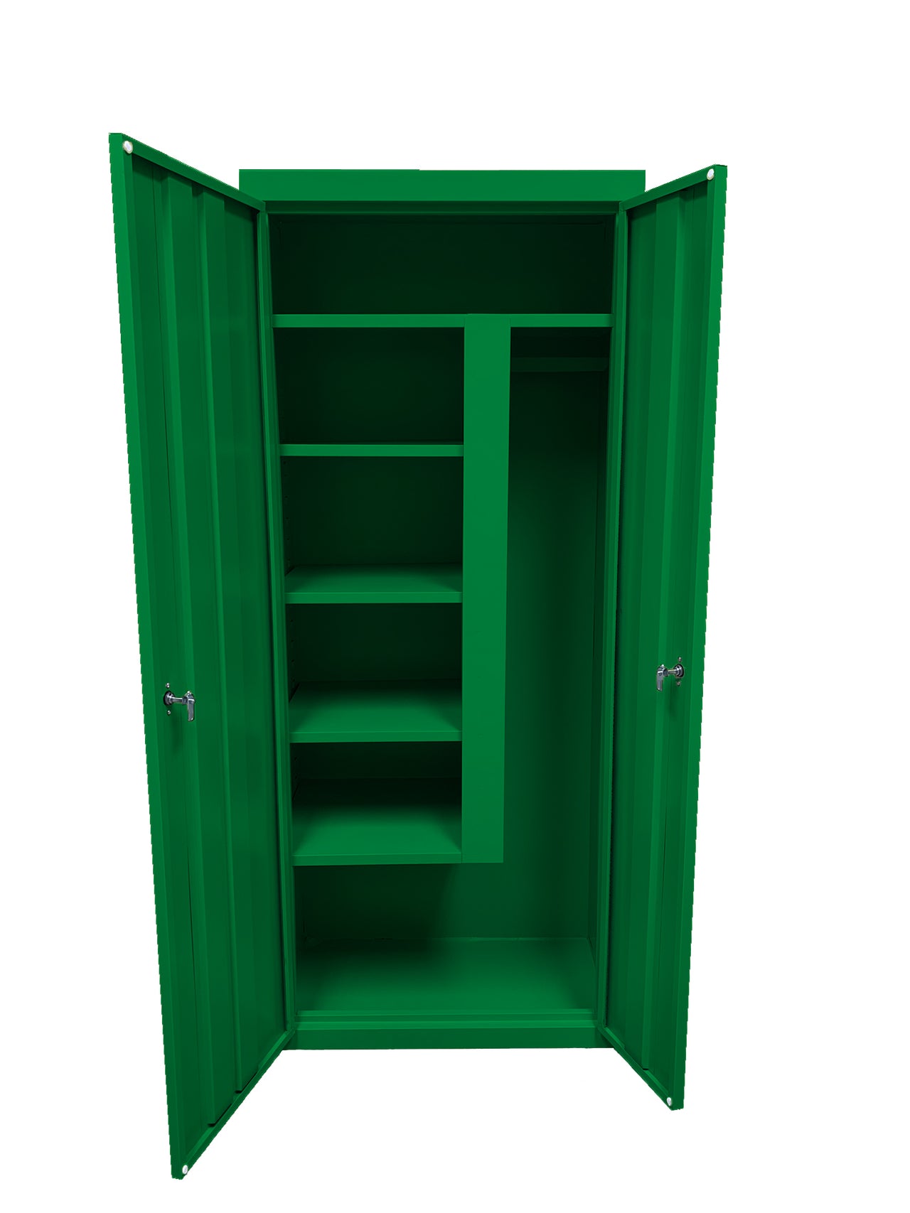 Steel Cabinets USA Combination Janitorial Cabinet  - 30x18x72 Pure Green