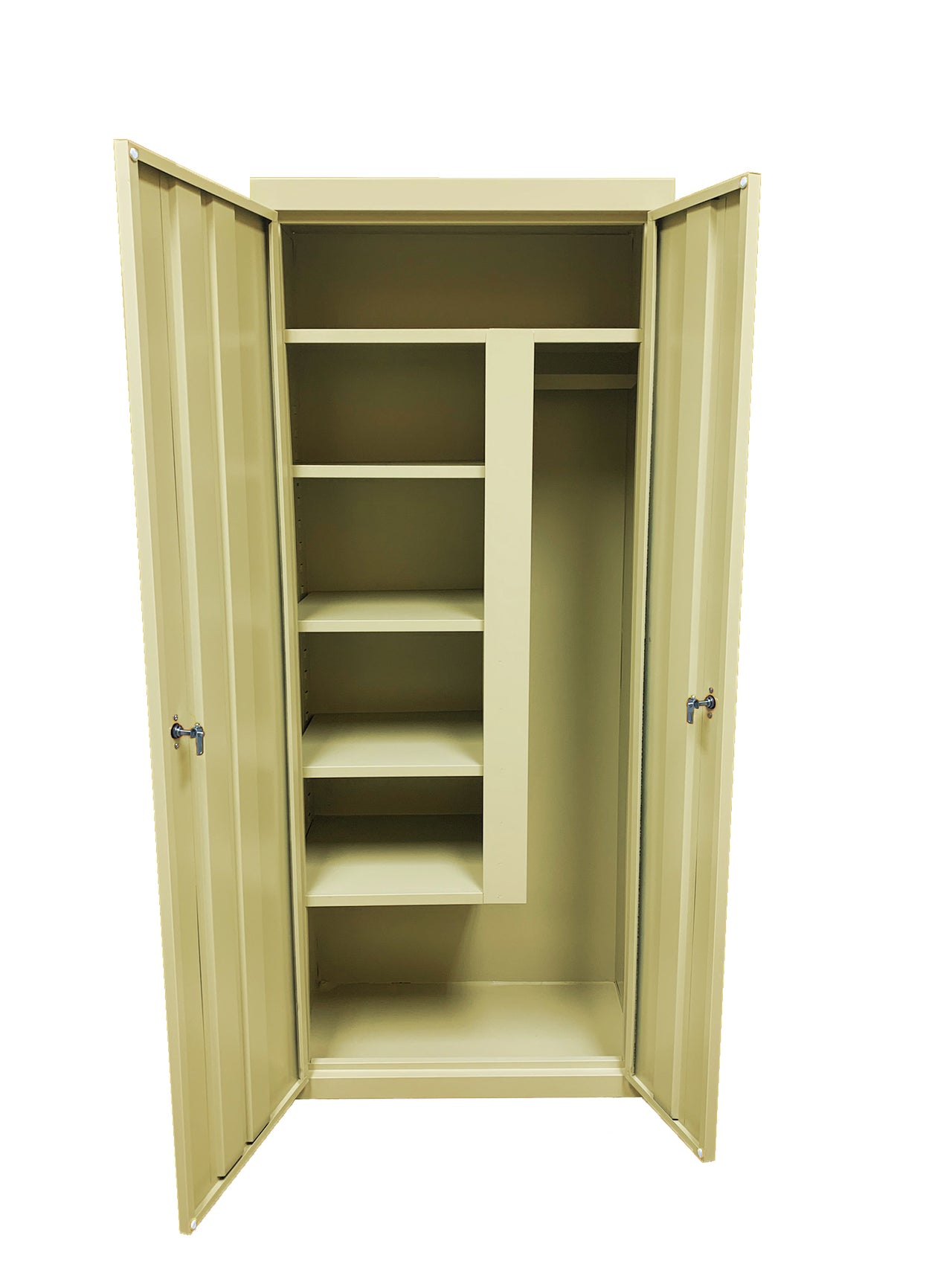 Steel Cabinets USA Combination Janitorial Cabinet  - 30x18x72 Tropic Sand