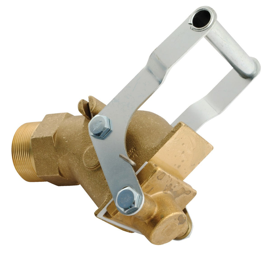 MANUAL DRUM FAUCET JUMBO BRASS 9 IN