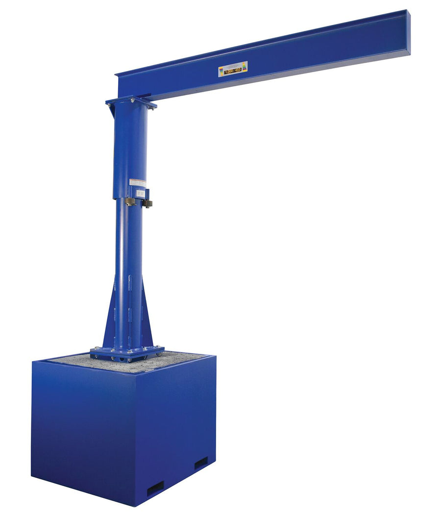 PORT JIB W/CONCRETE BASE 8FT 1K