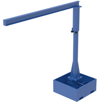 Thumbnail for 10'L Capacity Portable Jib Crane w/ Fork Tube Base & 250-lbs Capacity