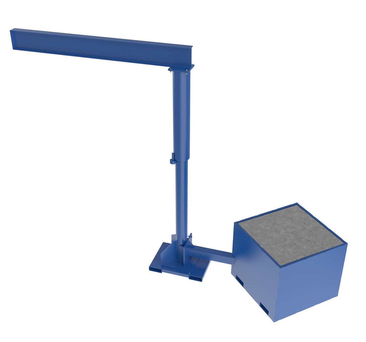 PORT OFFSET JIB W/CONCRETE BASE 8FT 1K