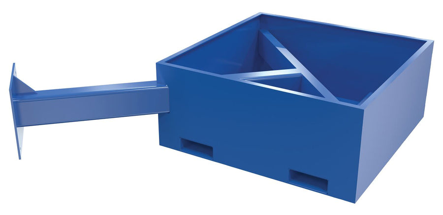 JIB CRANE-OFFSET BASE W/CONCRETE 18 IN - Model JIB-CBX-18-B