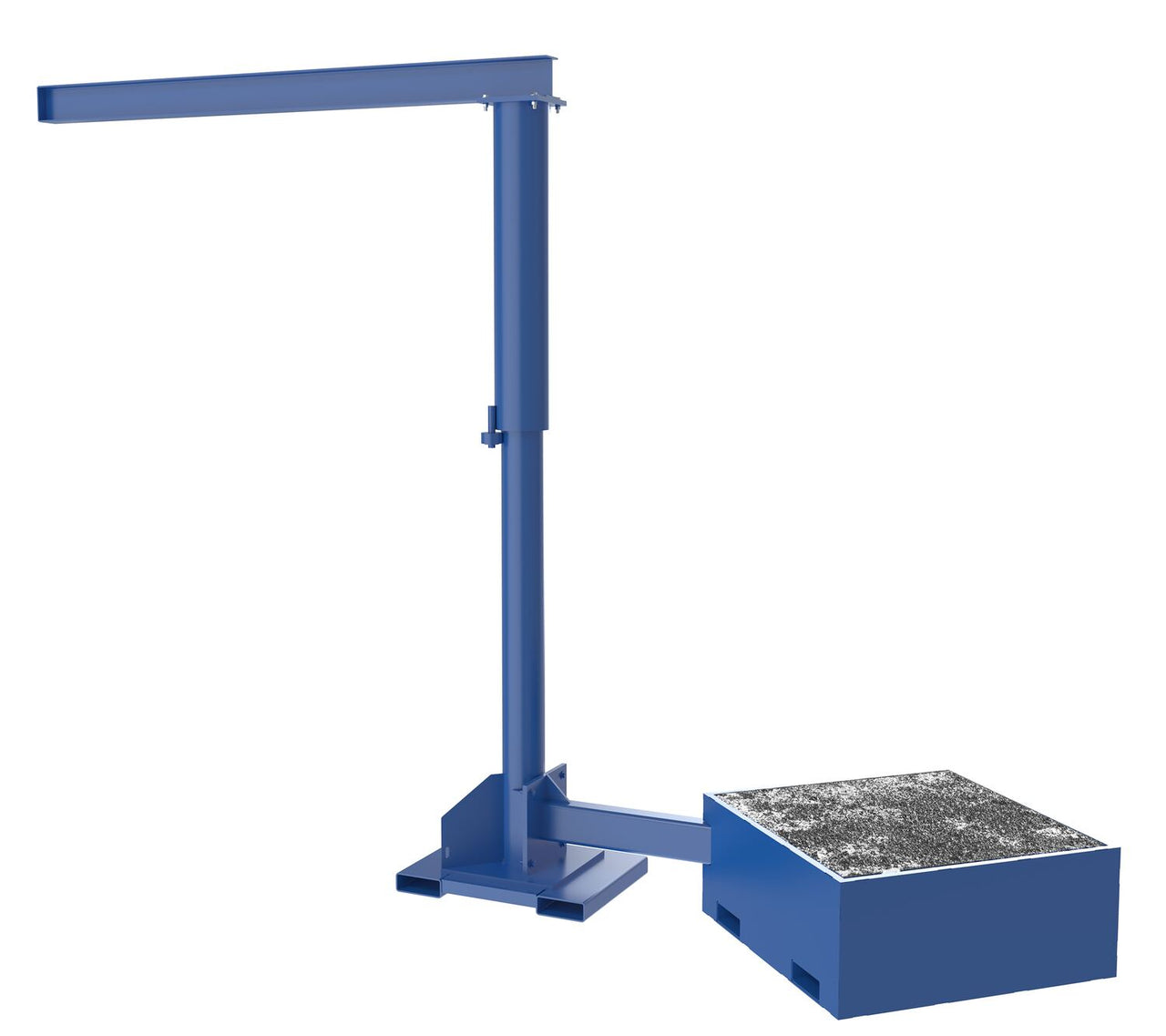 PORT OFFSET JIB W/CONCRETE BASE 8FT 500