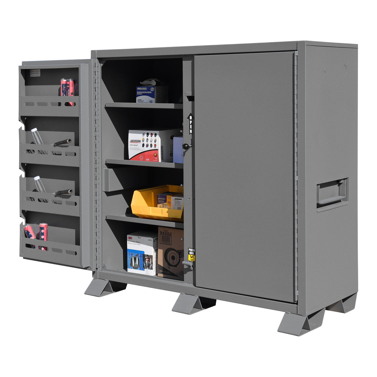 JOB SITE CABINET, 24-1/8" X 60-1/16" X 60-3/4", 94T, D719