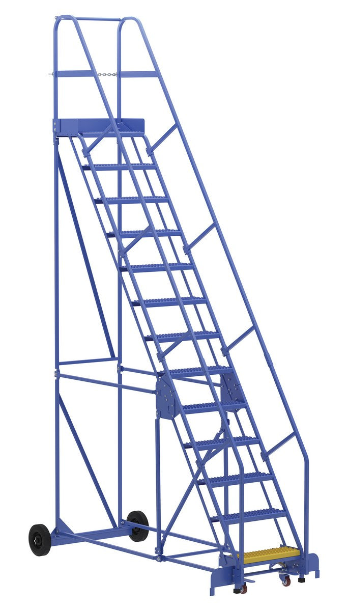 WAREHOUSE LADDER 58 DEG GRIP 13 STP 14IN