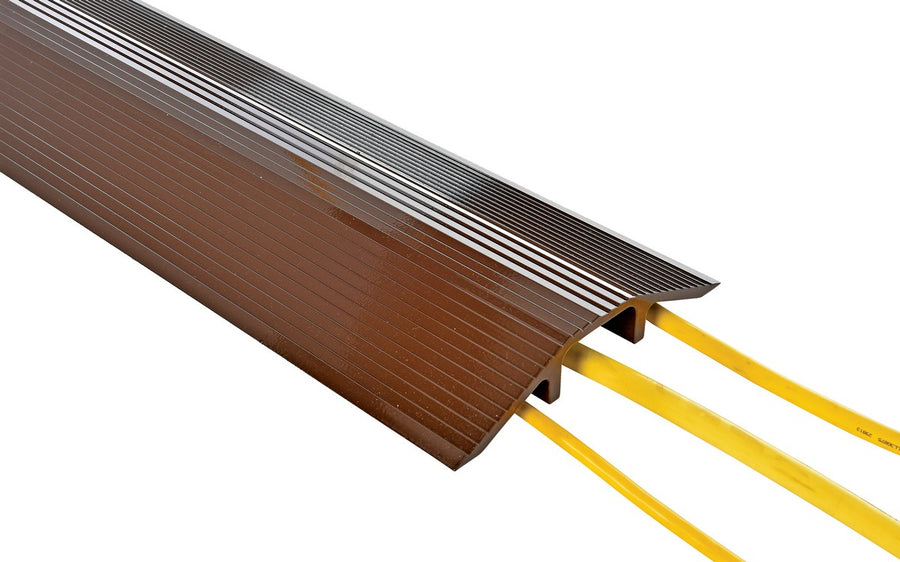 ALUMINUM HOSE/CABLE BRIDGE 72 IN BROWN - Model LHCR-72-BRN