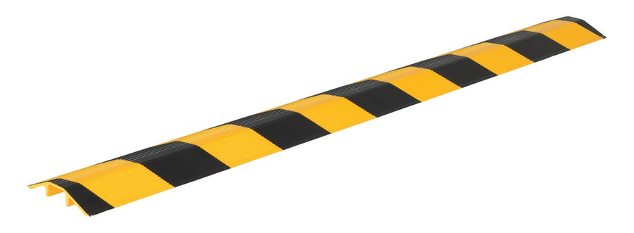 ALUMINUM HOSE/CABLE BRIDGE 72 IN YEL/BLK - Model LHCR-72-YB