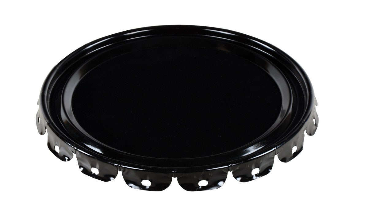 Un Rated Lid 5 Gallon Steel Pail - Black