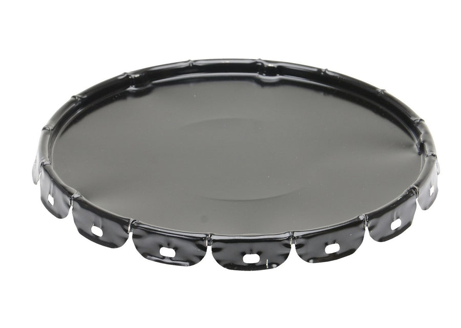 Standard Lid 5 Gallon Steel Pail - Black