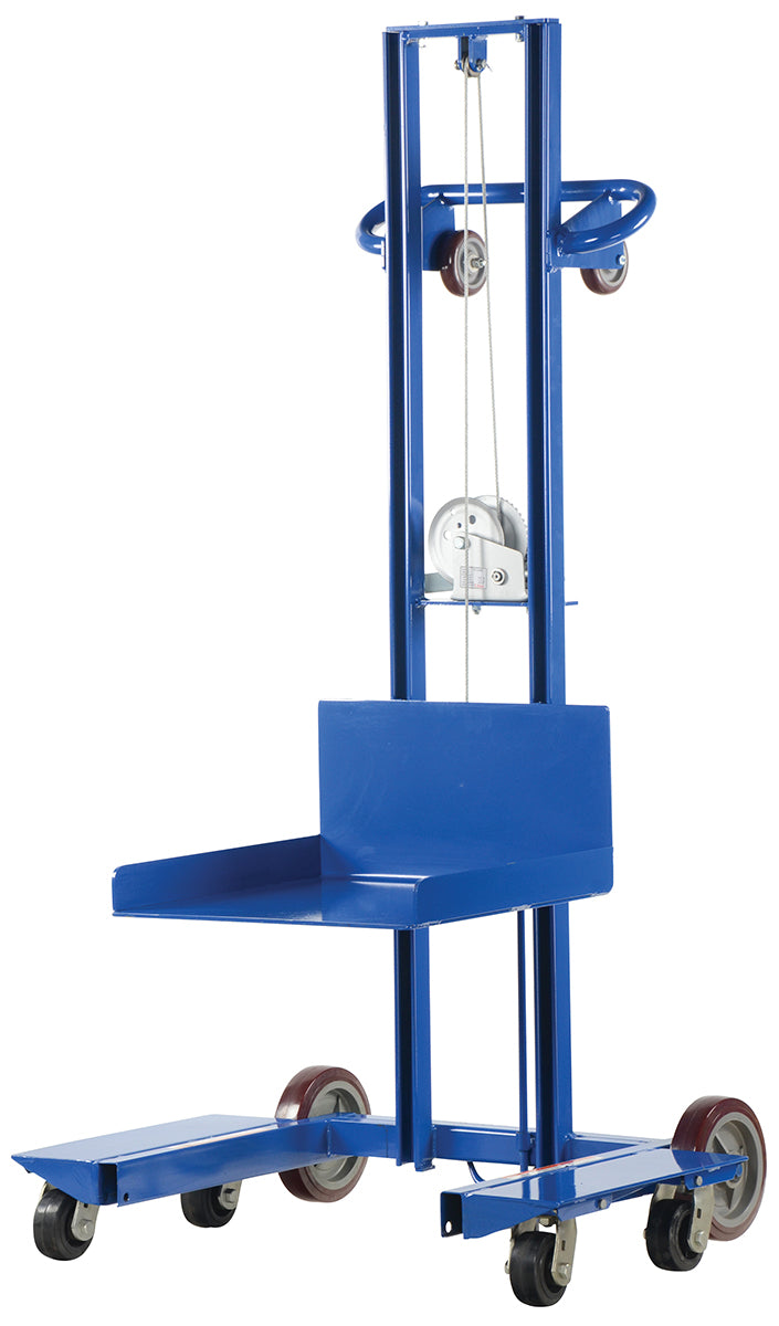 Vestil Steel Low Profile Winched Lite Load Lift