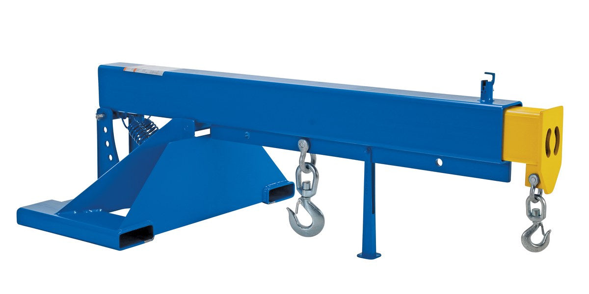 8,000-lbs Capacity Lift Master Fork Truck Telescoping Orbital Boom w/ 36" Fork Pocket Center
