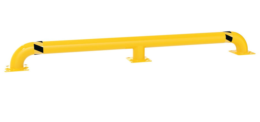 92"L x 9"H Low Profile Rack Guard - 4.25" Dia