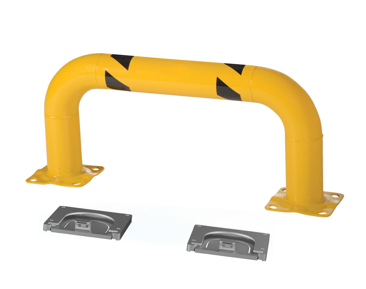 36"L x 16"H Removable Low Profile Rack Guard - 4.25" Dia