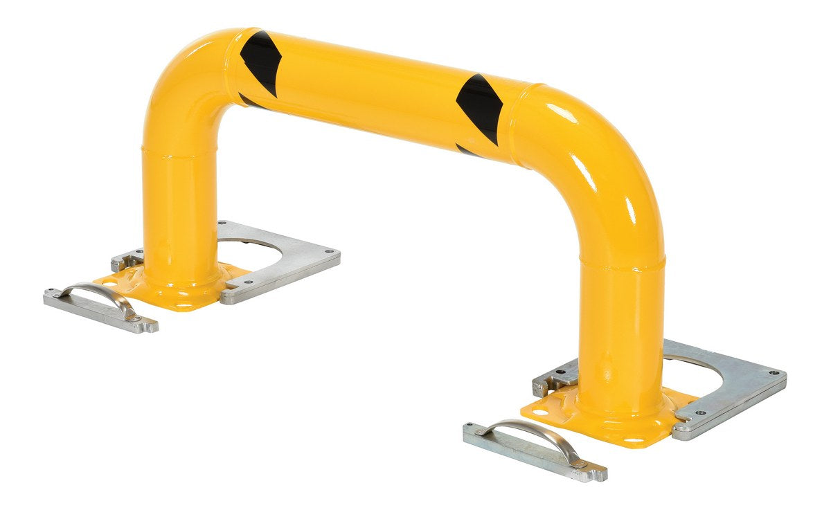 36"L x 16"H Removable Low Profile Rack Guard - 4.25" Dia