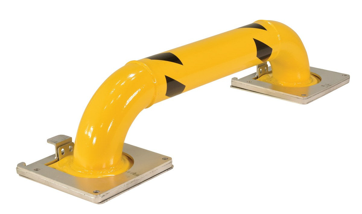 36"L x 9"H Removable Low Profile Rack Guard - 4.25" Dia