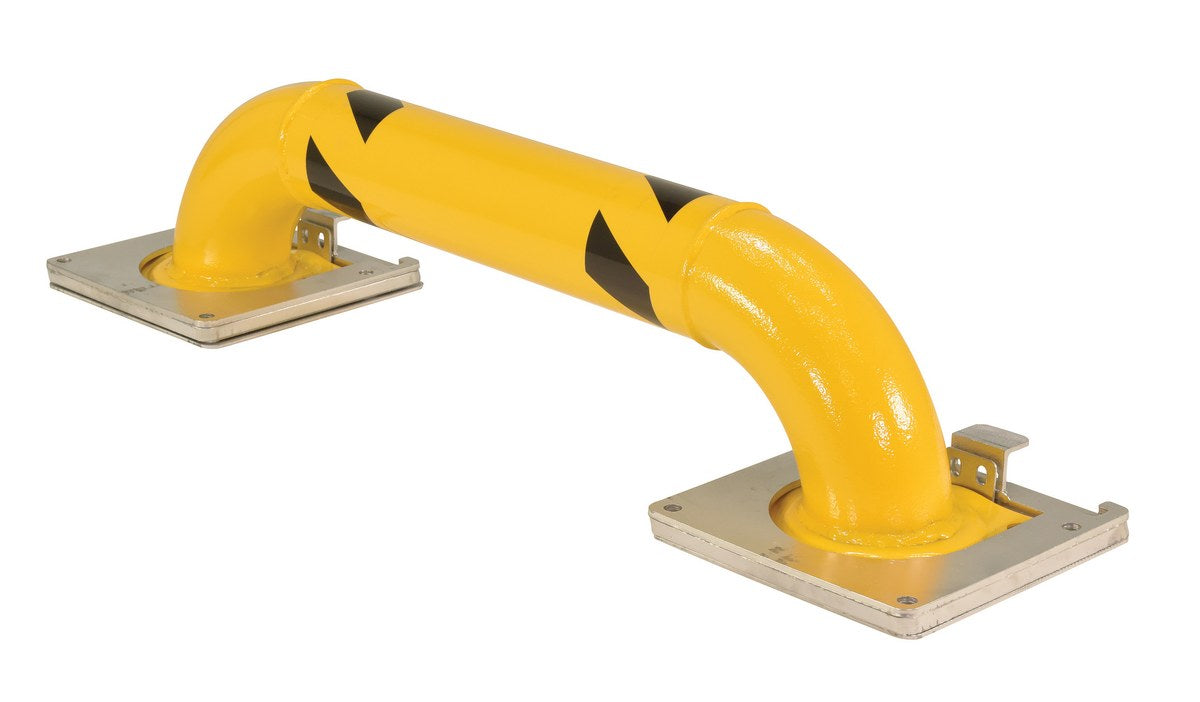 36"L x 9"H Removable Low Profile Rack Guard - 4.25" Dia