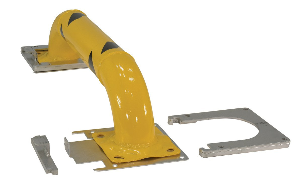 36"L x 9"H Removable Low Profile Rack Guard - 4.25" Dia