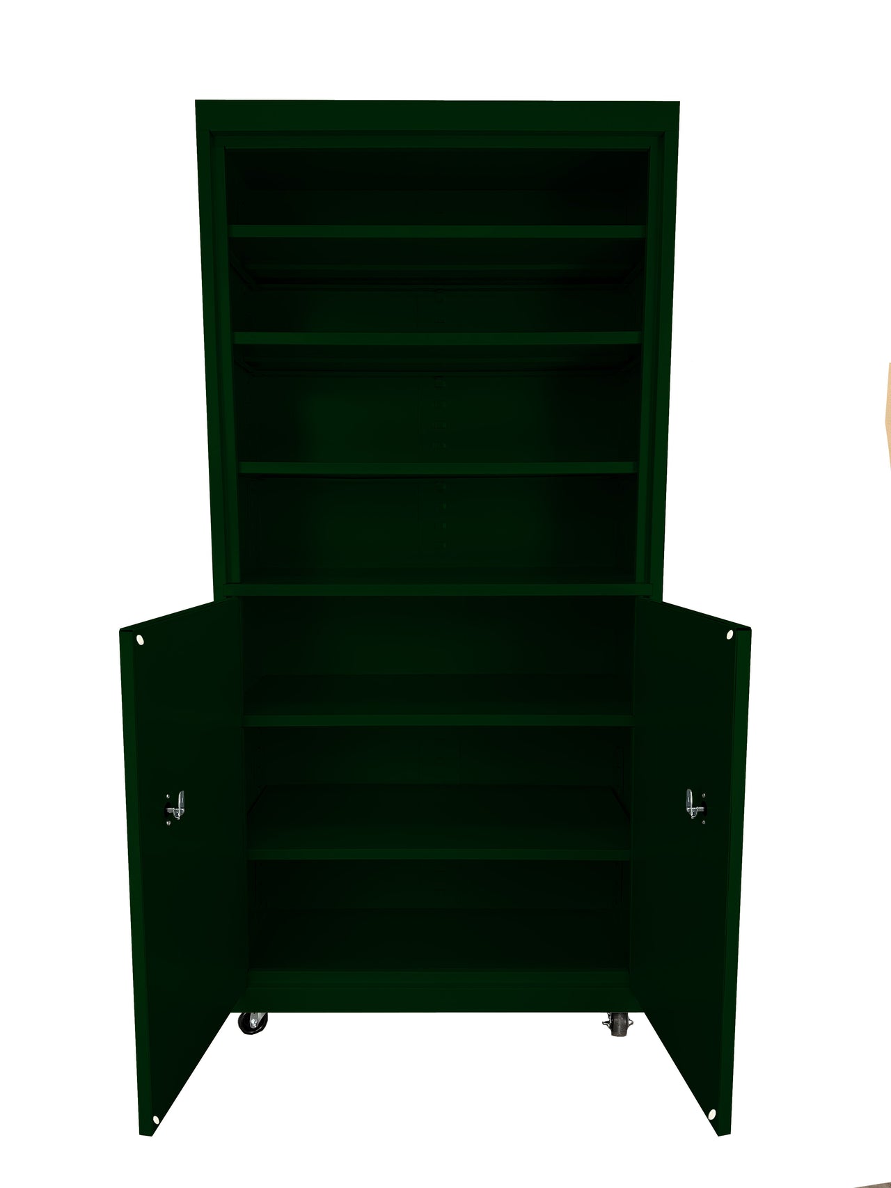 Steel Cabinets USA Mobile Cabinet For Multi Purpose Storage - 36x18x78 Hunter Green