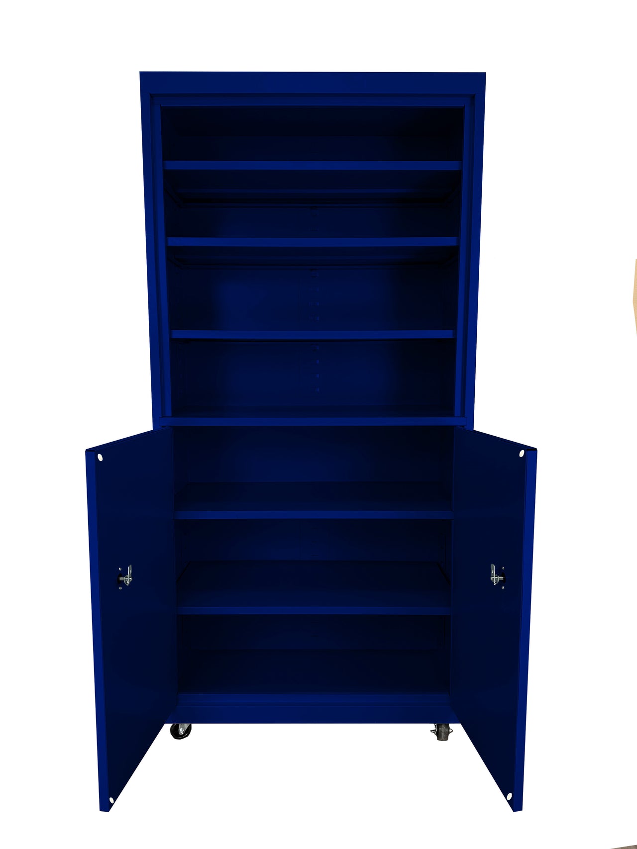 Steel Cabinets USA Mobile Cabinet For Multi Purpose Storage - 36x18x78 Navy