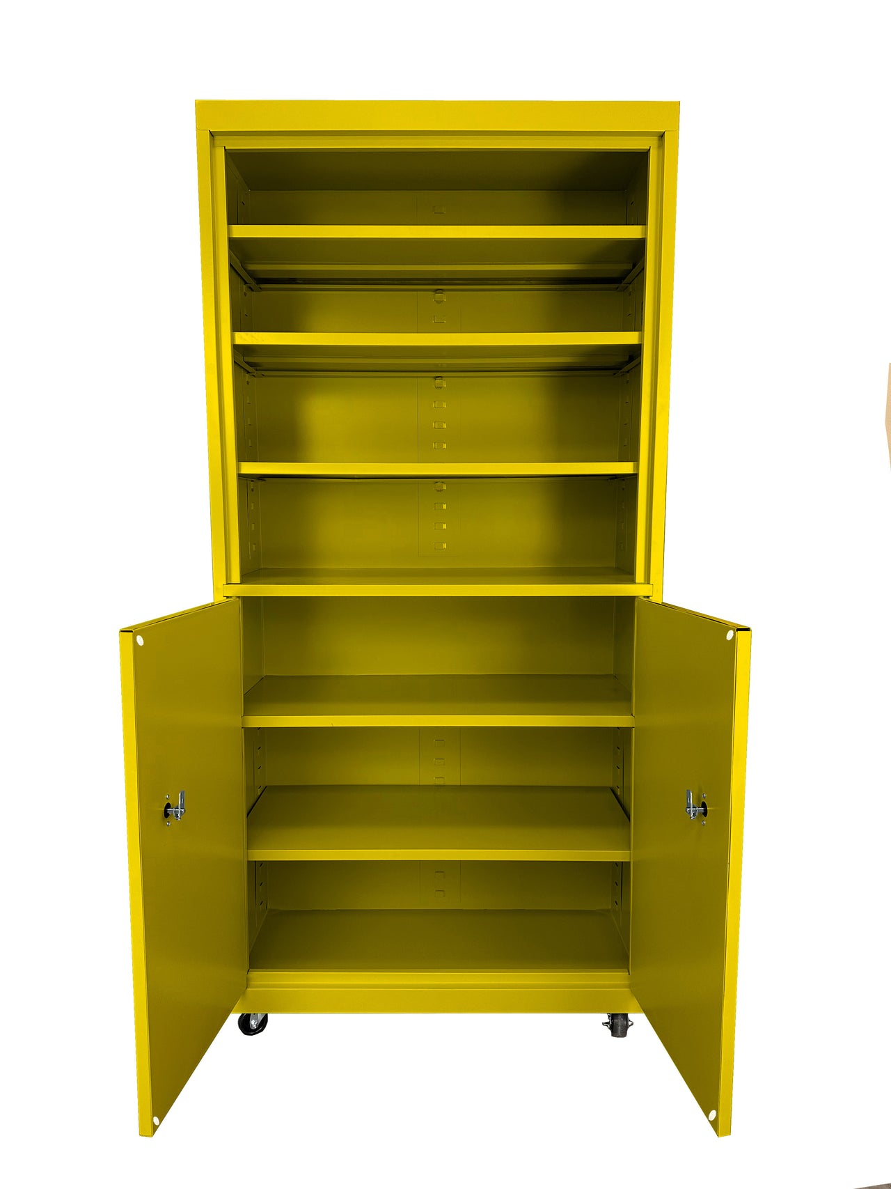 Steel Cabinets USA Mobile Cabinet For Multi Purpose Storage - 36x18x78 Yellow
