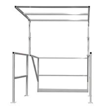 Thumbnail for Aluminum Mezzanine Safety Gate 56 In. Width Silver