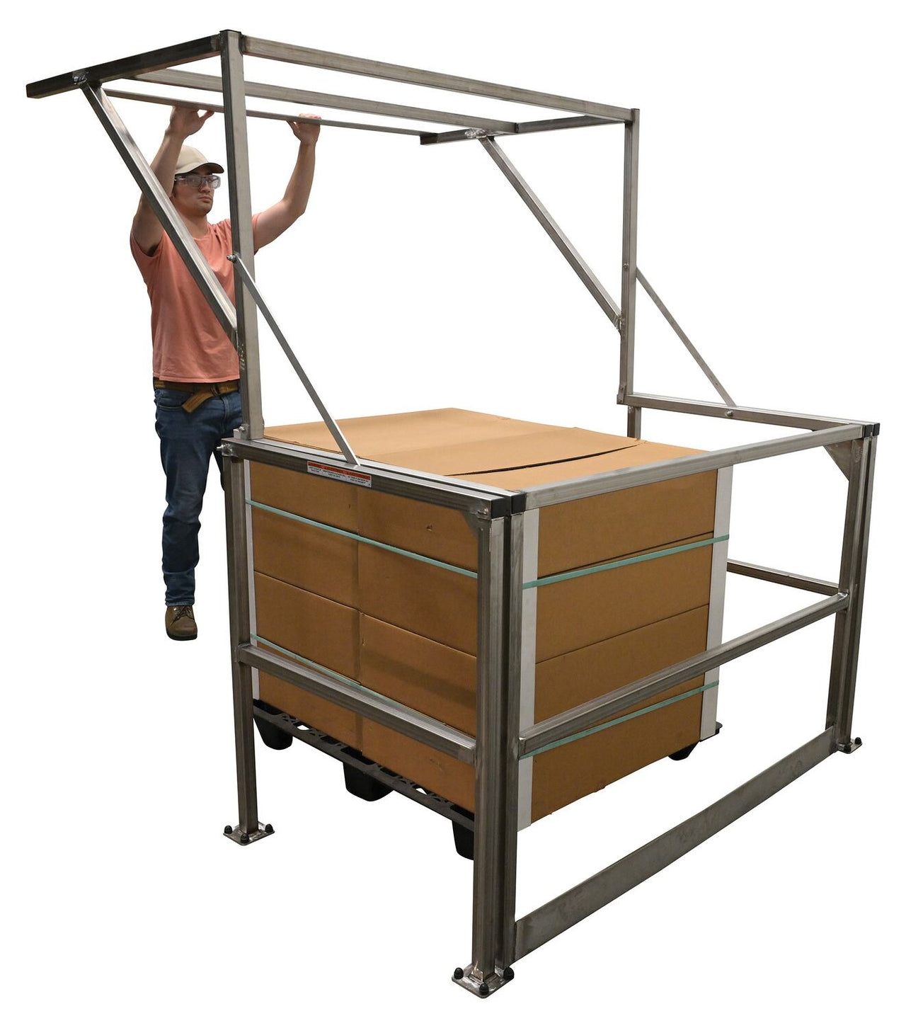 MEZZANINE SAFETY GATE STAINLESS STEEL