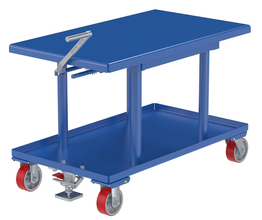 24" X 42" High Profile Portable Mechanical Post Lift Table