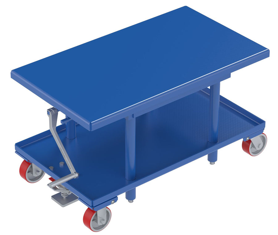 24" X 42" Low Profile Portable Mechanical Post Lift Table