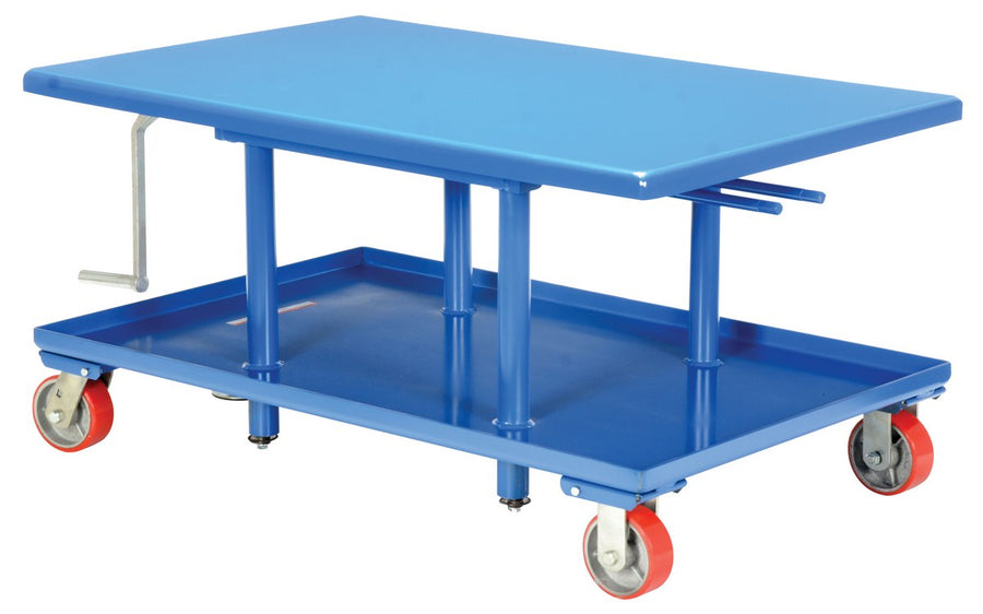 30" X 42" Low Profile Portable Mechanical Post Lift Table