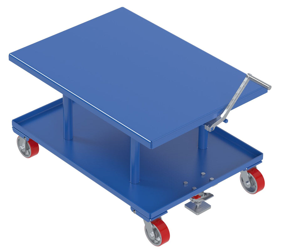 30" X 42" Low Profile Portable Mechanical Post Lift Table