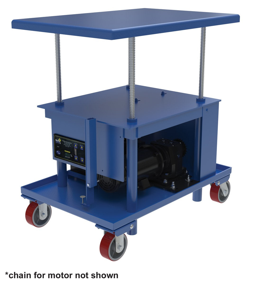 30" x 48" DC Powered High Profile Post Table