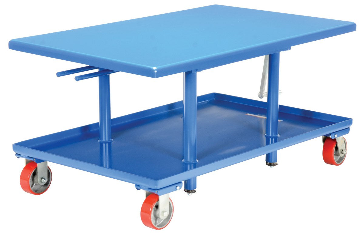 30" X 48" Low Profile Portable Mechanical Post Lift Table