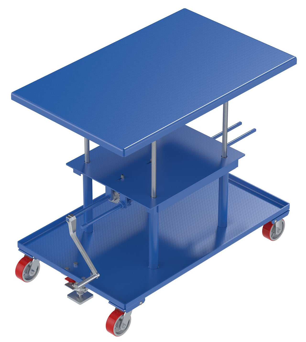 30" X 48" Low Profile Portable Mechanical Post Lift Table