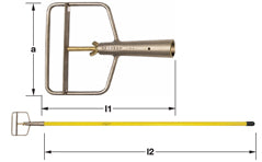Handle for Scrapers & Mop Holder