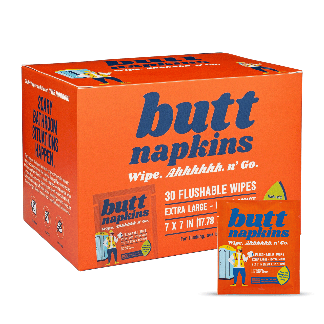 Industrial Butt Napkins (30 Pack)