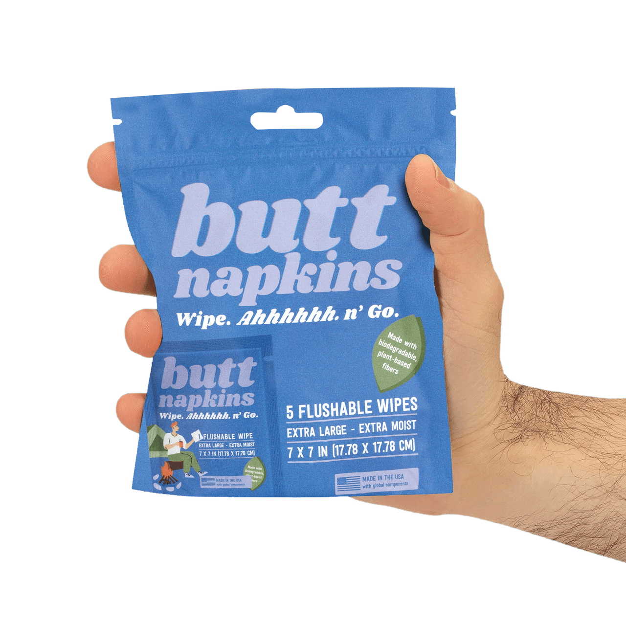 Camping Butt Napkins (5 Pack)
