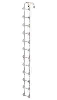 Thumbnail for Galvanized Tank Access Ladder 12 Ft. 300 Lb. Capacity Silver