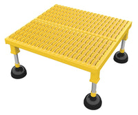 Thumbnail for PORTABLE ADJ STAND 24X24 LOW SERRATED - Model PAHW-L-2424