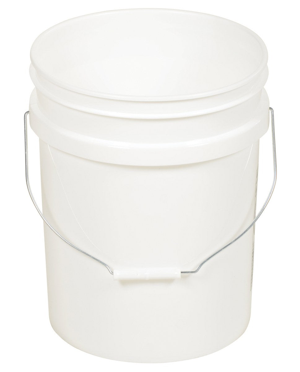 5 Gallon White Plastic Pail