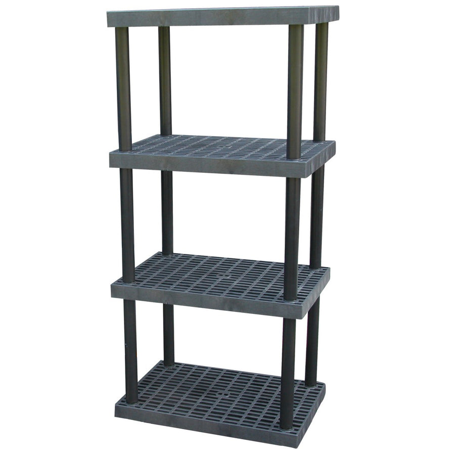 PLASTIC BULK SHELF & STORAGE 36X24 4 SHELF - Model PBSS-3624-4