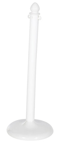 Thumbnail for WHITE PLASTIC BARRICADE FLOOR MOUNTING