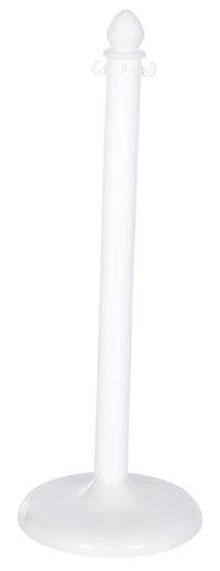 Thumbnail for WHITE PLASTIC BARRICADE FLOOR MOUNTING