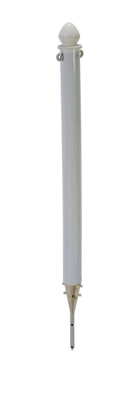 Thumbnail for WHITE PLASTIC BARRICADE GROUND STAKE