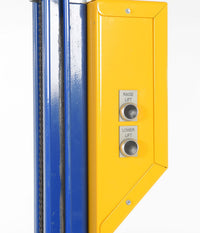 Thumbnail for Vestil Steel DC Powered Quick Lift with Auto Height Indexer 175lb Capacity Blue