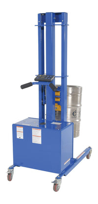 Thumbnail for Vestil Steel Quick Lift DC Powered Keg Lift 57 In. Raised Height 400 Lb. Capacity