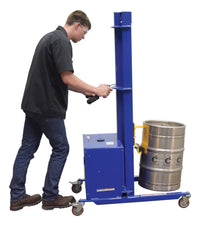 Thumbnail for Vestil Steel Quick Lift DC Powered Keg Lift 57 In. Raised Height 400 Lb. Capacity